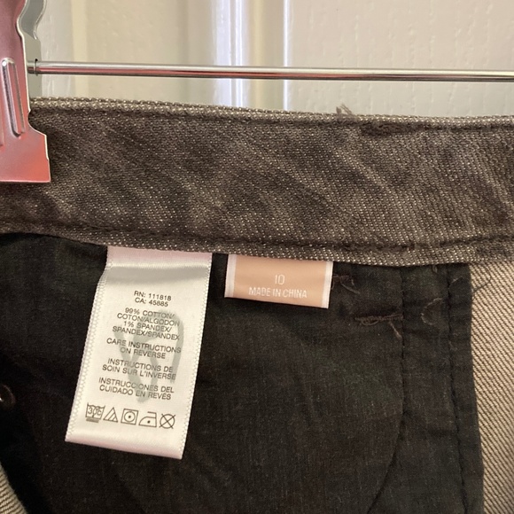 Michael Kors Straight Leg Jeans/Gray-Green/Size 10/Style 11818/NEW/NEVER WORN! - Picture 3 of 3